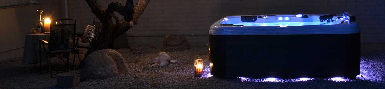 Luxury hot tub visual